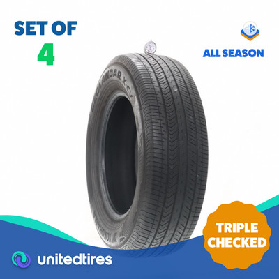 Set of (4) Used 245/70R18 Yokohama Geolandar X-CV G057 110H - 6-7/32