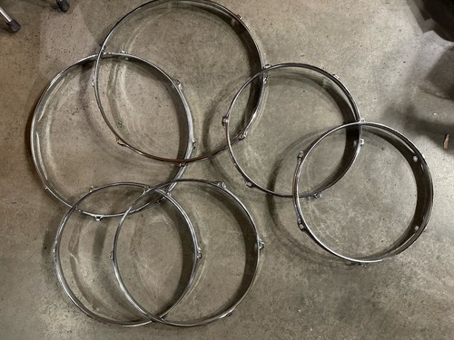Ludwig ACCENT Tom Drum Hoops 12 13 16 Hoops CHROME #SF6