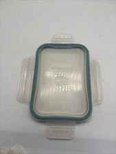 Snapware Plastic Storage Lid Replacement 4.75"x 6.75" Rectangle Blue  #1