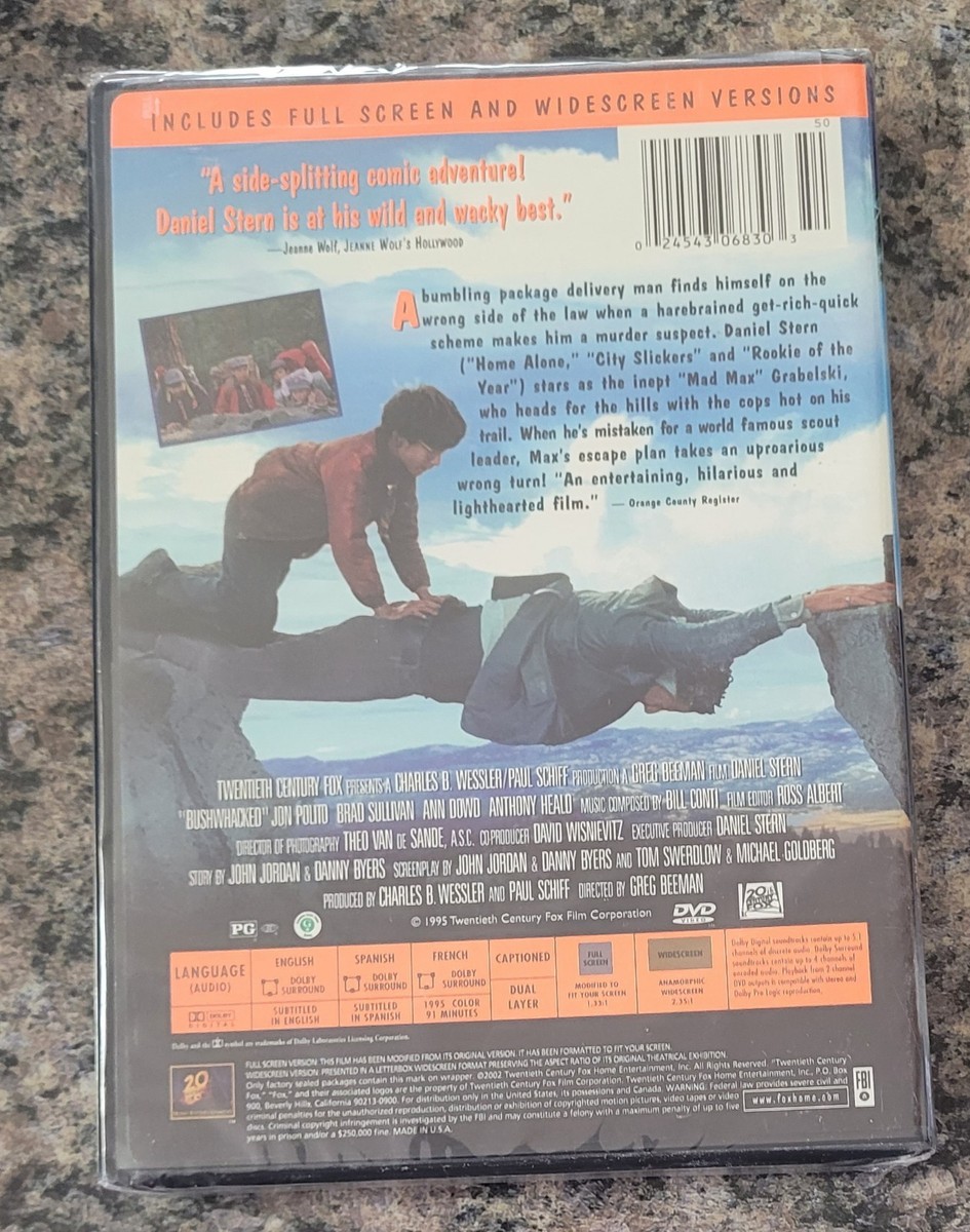 Bushwhacked 1995 (2002 Full & Widescreen Versions DVD) NEVER TRUST