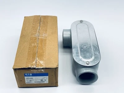 CROUSE-HINDS, COOPER, HUBBELL, KILLARK, APPLETON, EATON CROUSE-HINDS LR75-CGN Conduit Outlet Body 2-1/2" Aluminum w/ Cover LR-Type