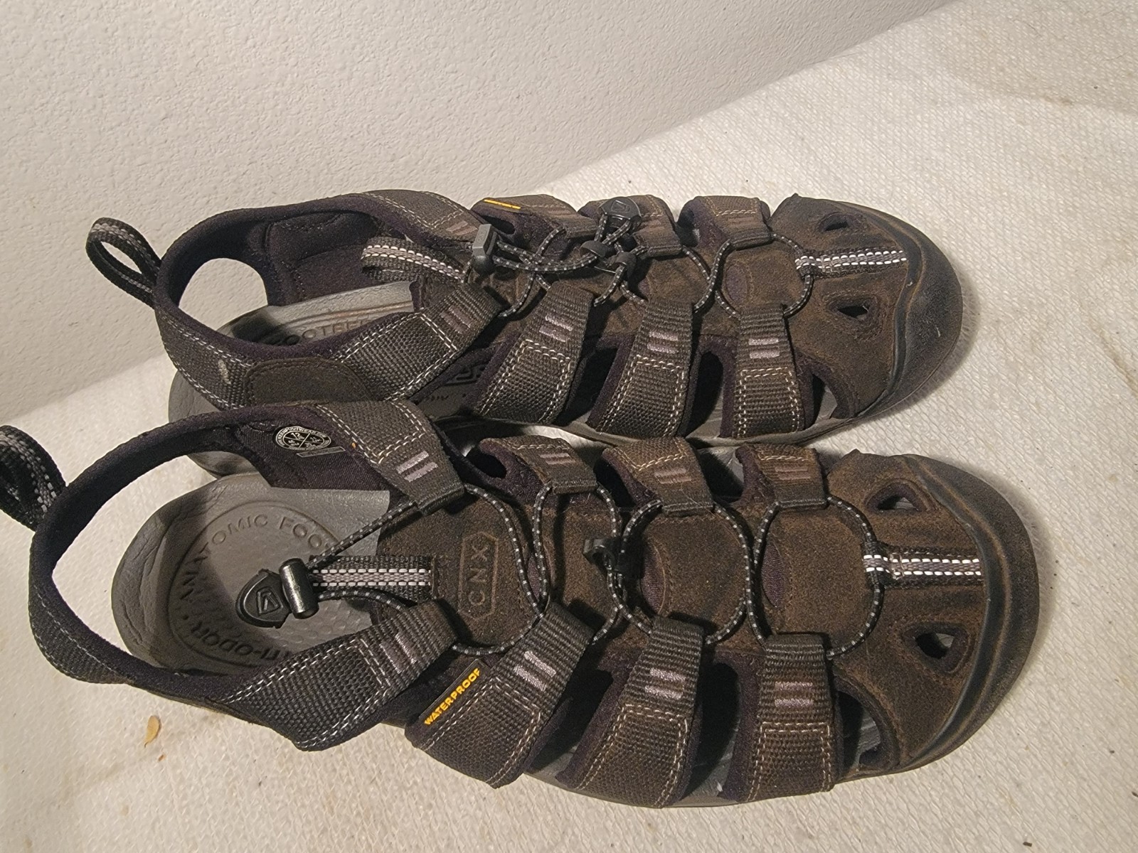 Sandali KEEN Newport punta chiusa uomo 12 impermeabili neri escursionismo outdoor