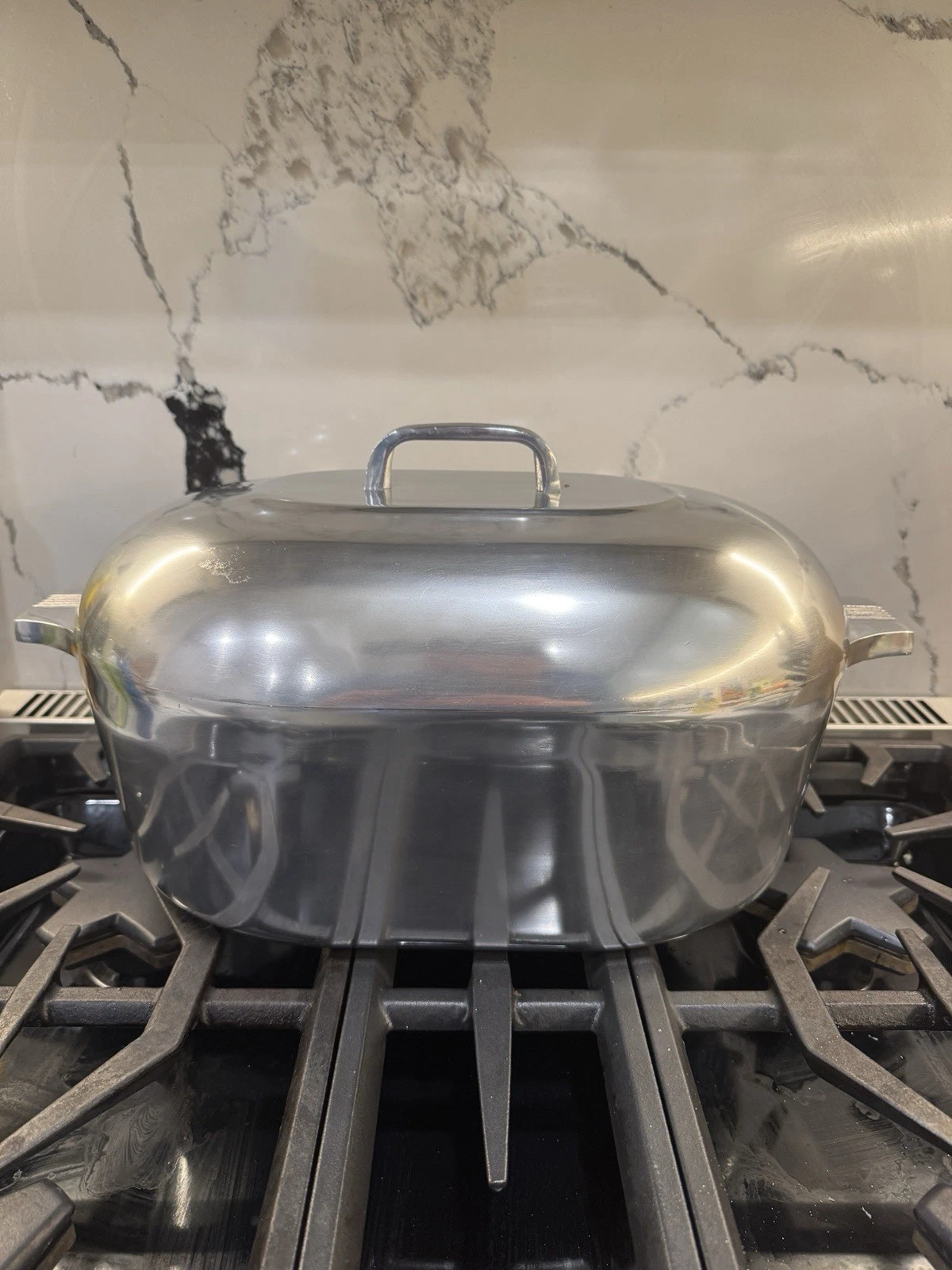 Vintage Magnalite 4267 Oval Roaster 13QT with Lid Rack Trivet