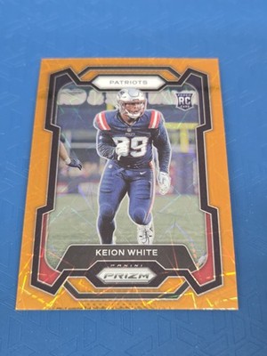 2023 Prizm Lazer RC #371 Keion White New England Patriots FOOTBALL Card 2M