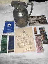 Lot Of  Vintage Hollanden Hotel Cleveland, Ohio  Memorabilia, Stanley, Matchbook