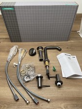Hansgrohe 73332341 S 1.2 GPM Widespread Bathroom Faucet/Less Drain Assembly