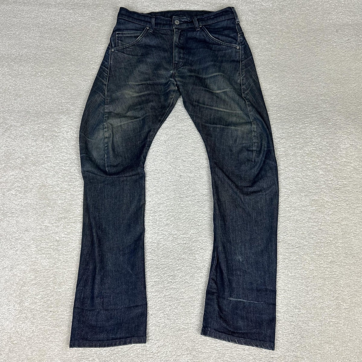 Edwin Jeans Mens 32x31 Blue E-Function EF03 Twisted Seams Japanese