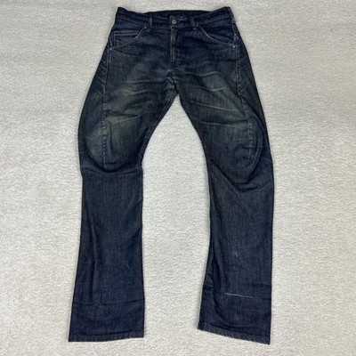 Edwin Jeans Mens 32x31 Blue E-Function EF03 Twisted Seams Japanese Made Denim