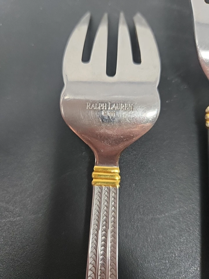 Cubiertos vintage Ralph Lauren Golden Wainwright Foto 3 de 4