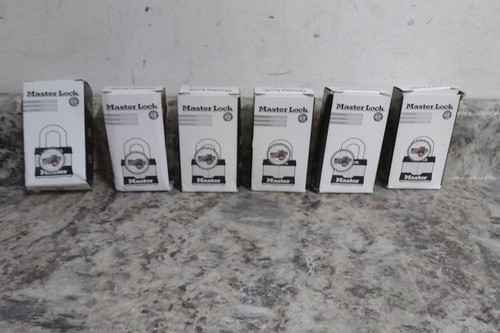 Master Lock 6001NKAS6FLCNUS 6 Pk 5/16 In Shackle Diameter Keyed Alike Padlock - Picture 11 of 11