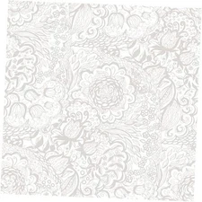 Peel and Stick Wallpaper Boho Grey Wallpaper Grey and White Floral Wallpaper 