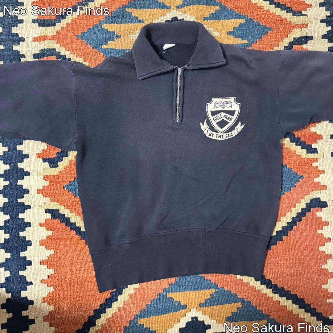 Vintage 1960s Champion Half Zip Sweatshirt Mens Size L Rare Trainers image 8