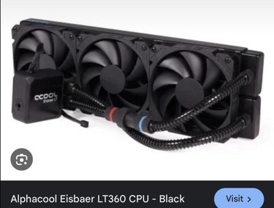 Alphacool Eisbaer 360 CPU 360mm, Wasserkühlung, schwarz