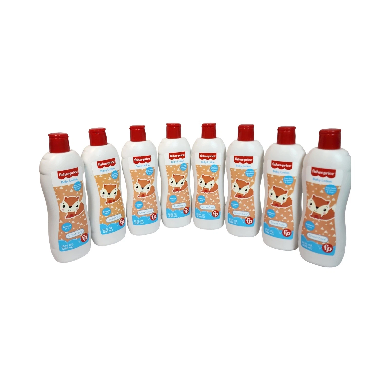 Fisher Price Baby Lotion 8 Smart Care Softens Skin Gentle 10oz Bottles Lot
