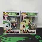 Funko Pop! DC Super Heroes Christmas The Joker As Santa Harley Quinn W/ Helper