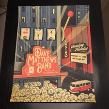 Dave Matthews Band Las Vegas, NV 2/28/20 Poster Helton Status Serigraph AE