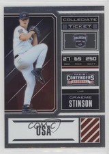 2018 Panini Elite Extra Edition USA Collegiate Ticket Graeme Stinson 07rd