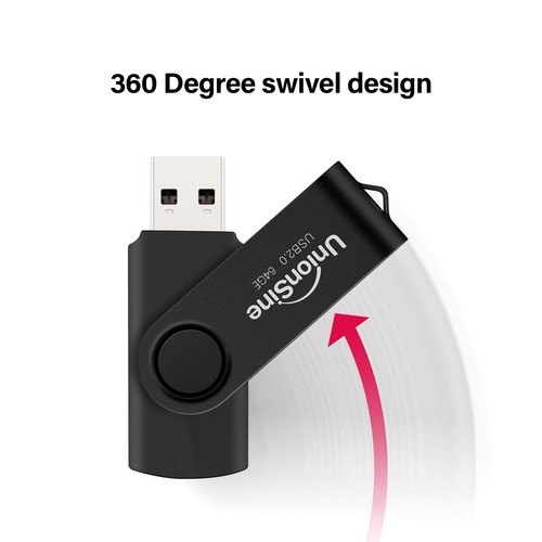 USB-Stick USB 2.0 16GB 32GB 64GB 128GB Speicherstick drehbar U-Drive for PC Car - Afbeelding 7 van 12
