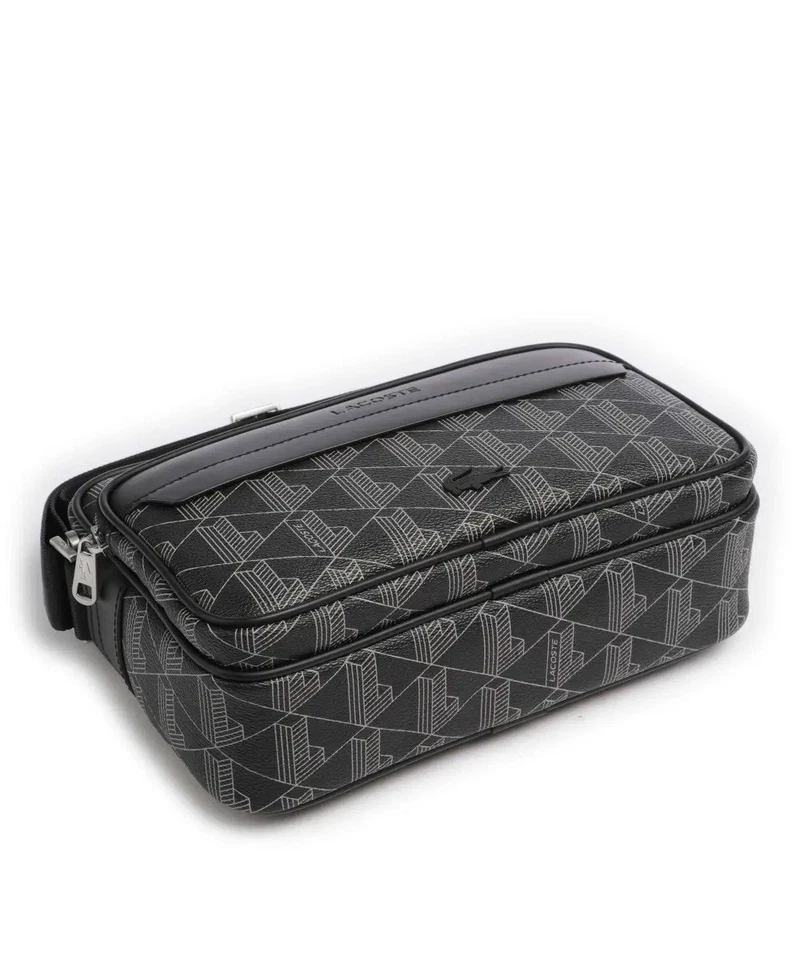 Lacoste The Blend Crossbody Bag - Black & Grey Colors - New Model - Image 4 of 4