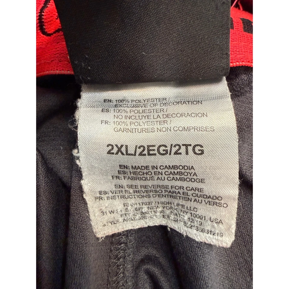 И1 Мужская 2XL серый баскетбол шорты Activewear Athletic красный отделки - Изображение 4 из 4