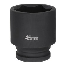 6-Point Impact Socket 3/4" Drive 45mm Industrial Impact Socket, 1 Pcs