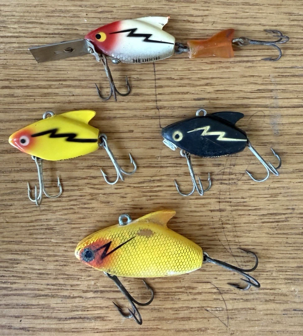 Leurre vintage Heddon Super Sonic 2 échelle verte avec