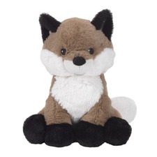 Lambs Ivy Painted Forest Brown/White Plush Fox Stuffed Animal - Knox