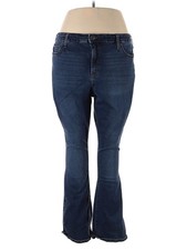 Terra  Sky Women Blue Jeans 18 Plus