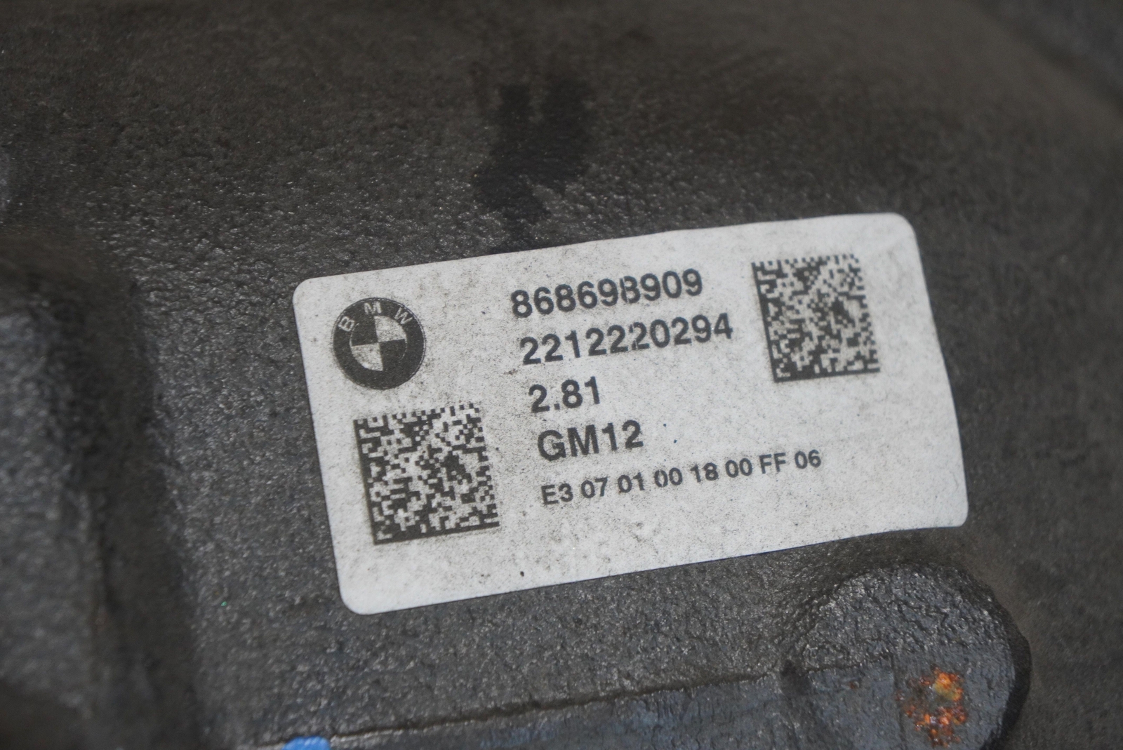 Rear Axle Differential Carrier 33108686989 BMW M240i 230i G42 2022 