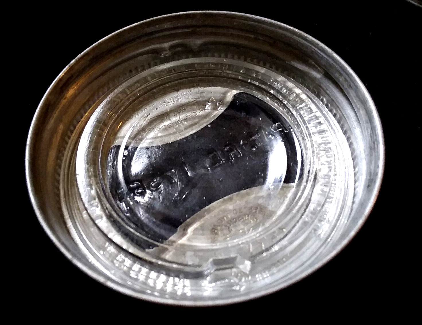PRESTO Glass Canning Lid  WIDE MOUTH Mason Jar ~ Aluminum ring ~ New Old Stock