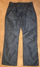 Vtg Woolrich WPL 6635 Mens Navy Blue Casual Nylon Lined Snow Pants Sz M