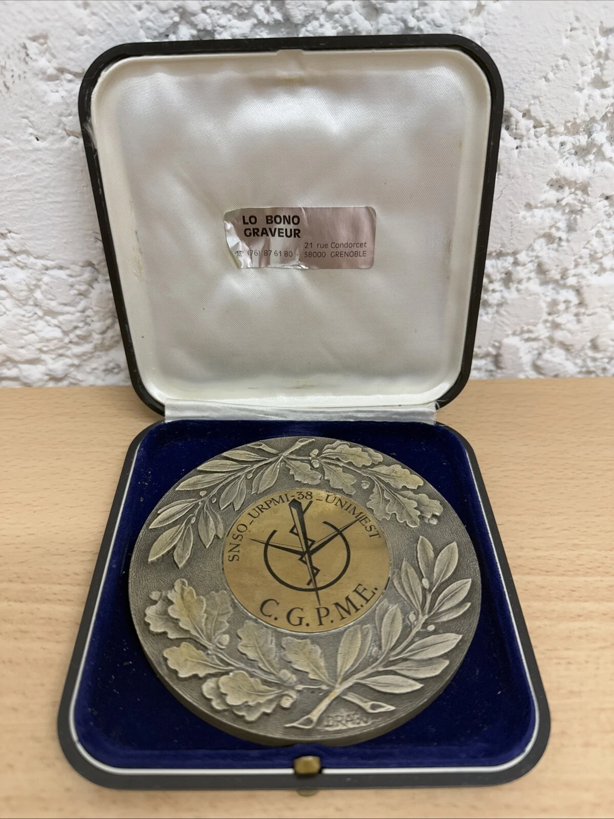 Médaille SNSO URPMI 38 UNIMEST C.G.P.M.E Drago Grenoble 20 Mai 1985