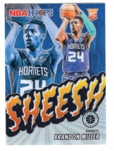 2023-24 Panini NBA Hoops Premium Stock Brandon Miller Sheesh Silver Prizm #5