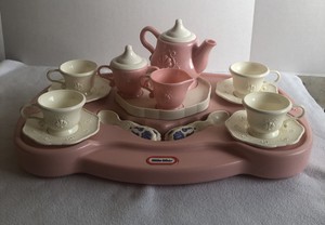 little tikes tea set pink