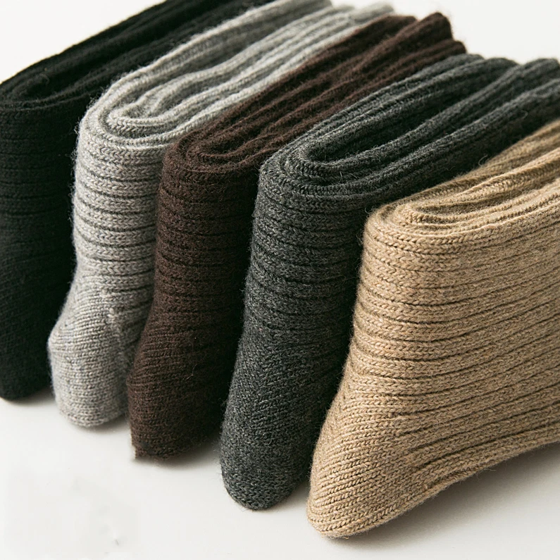 5Pack Men Crew 95%Wool Thick Thermal Gentleman Dress Solid Boot Warm Soft Socks
Opens in a new windo