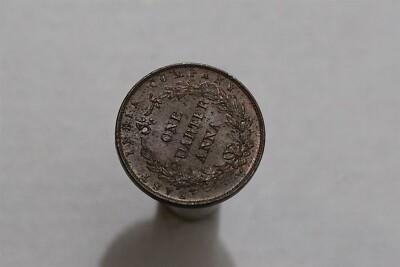     INDIA EAST INDIA 1/4 ANNA 1858 HIGH GRADE B55 #K3027