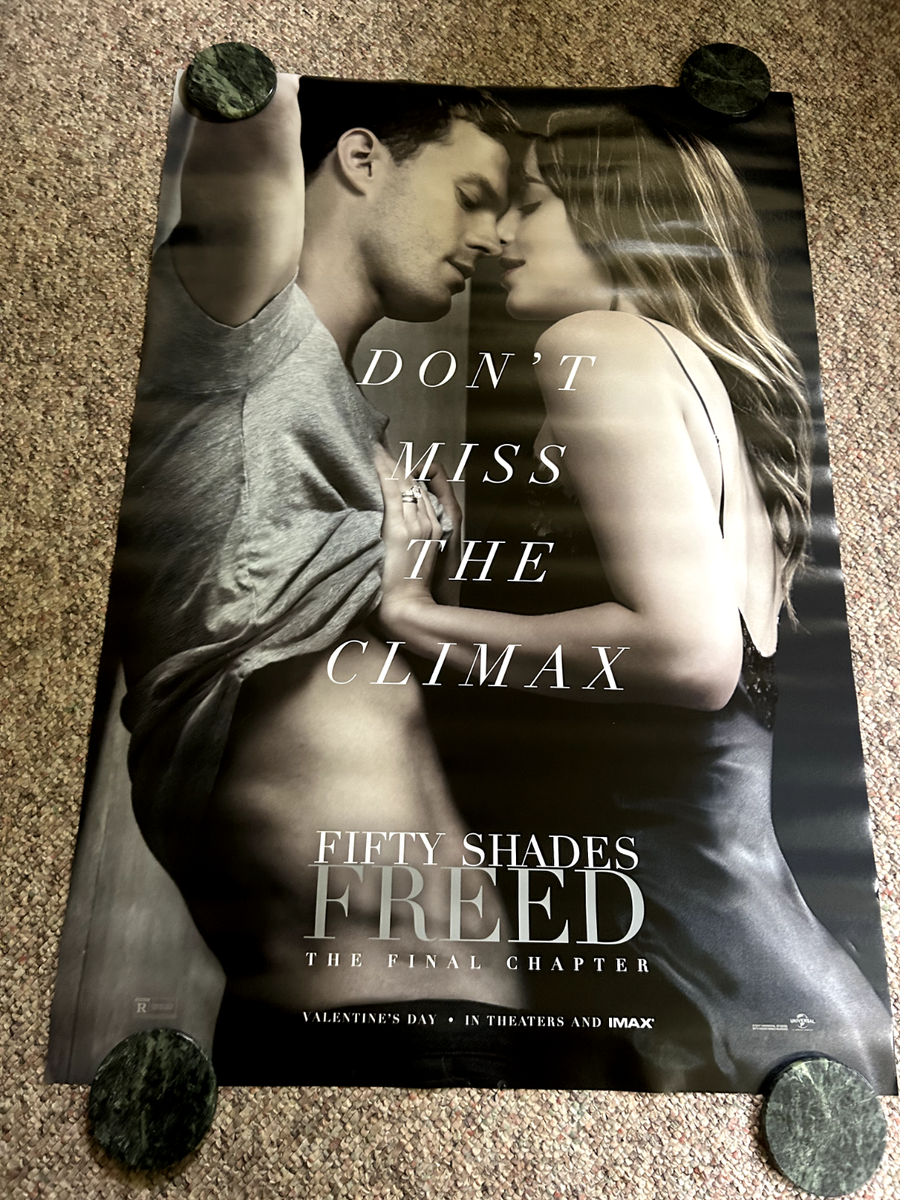 Fifty Shades Freed original DS movie poster 27x40 Christian Grey