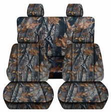 Camouflage Front And Rear Car Seat Covers Fits Ford F150 Truck 2004 To 2008