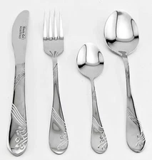【NEW】BergHOFF INTERNATIONAL COOKNCO 24 PIECE SPHERE FLATWARE SET