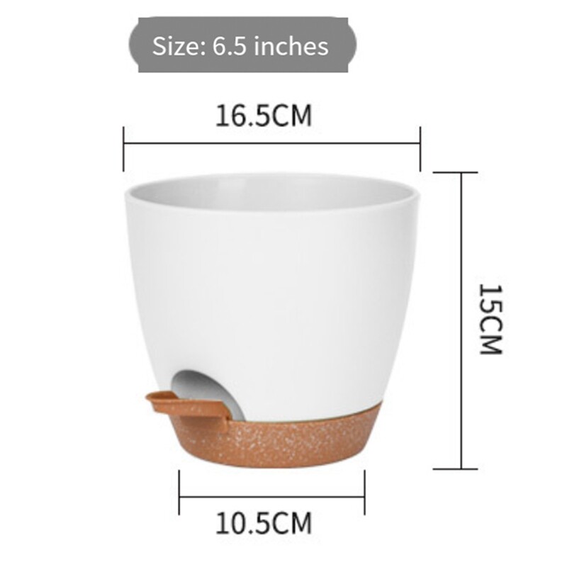 Calvalor Selbstbewässerungstöpfe 2er-Pack - Perfekt Für Zimmerpflanzen