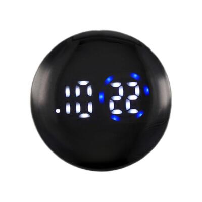 Multifunctional Car Small Digital Clock TouchSensing Screen Car Interior Su D5K4