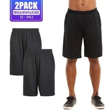 2 Pack Men  s Athletic Shorts Gym Shorts Training Shorts Workout with Pockets