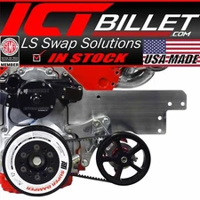 LS Engine Low Mount Driver Side Mechanical Fuel Pump Bracket with Iron Block ...