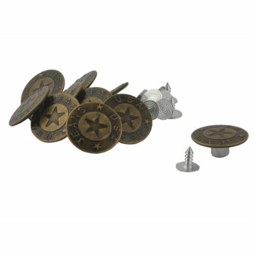 Sternförmige Knöpfe zum Annähen