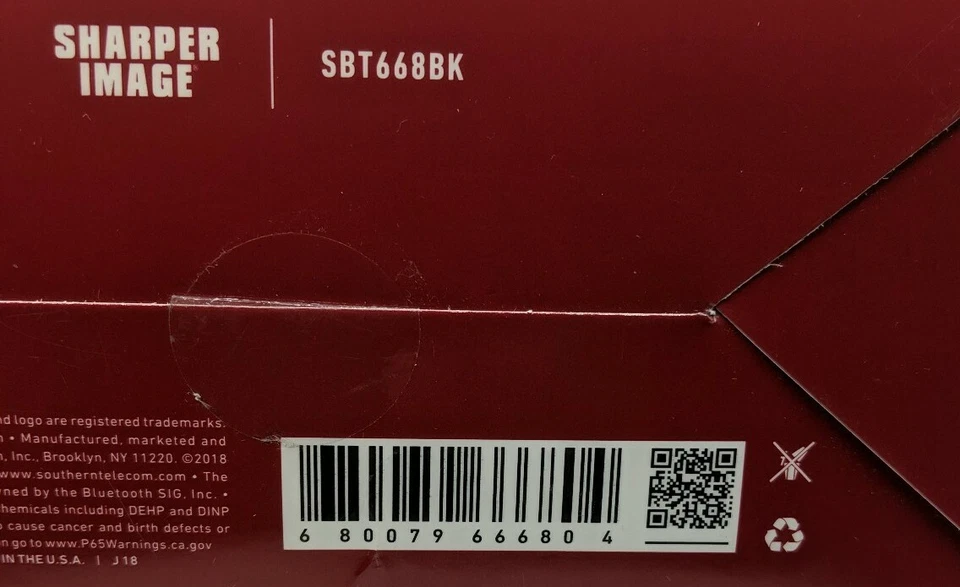 Sharper Image SBT668 Bluetooth Executive Wireless Headphones *Read* - Image 4 of 4