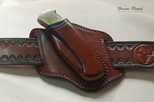 Custom Canted Cross Draw Leather Sheath for Buck 112 Ranger Sheath Only 