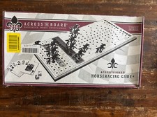 Across The Board Horseracing Game Wood New Open Box - Made In America