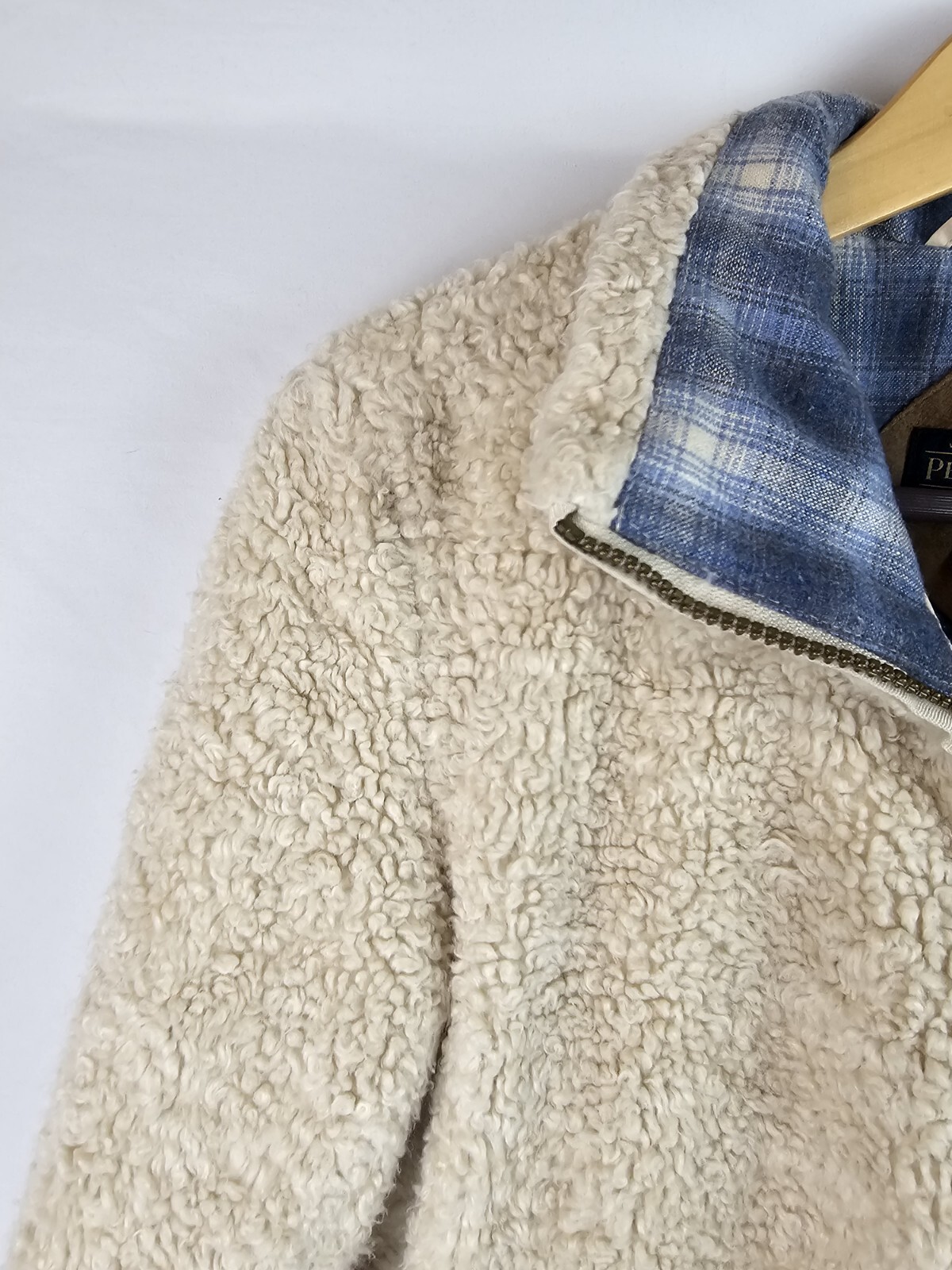 Pendleton Women's Jacket Size Small Beige Sherpa … - image 3