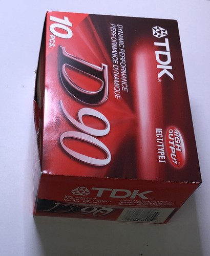 Cintas de casete TDK D90 Audion High Out selladas sin usar - Imagen 2 de 3