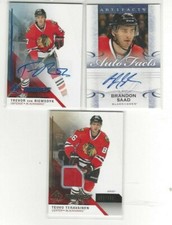 2014-15 SP Game Used Autographs Blue #196 Trevor van Riemsdyk Chicago